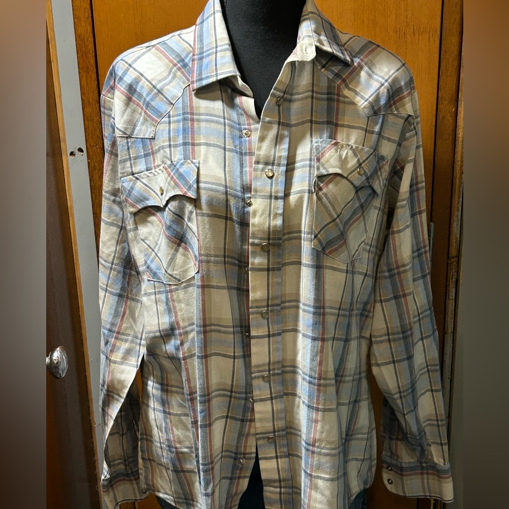Plaid Western Snap Shirt